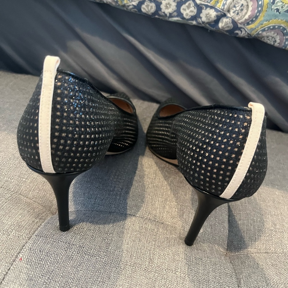 Sarah Jessica Parker SJP Black Sparkly Women's Heels - Picture 7 of 10